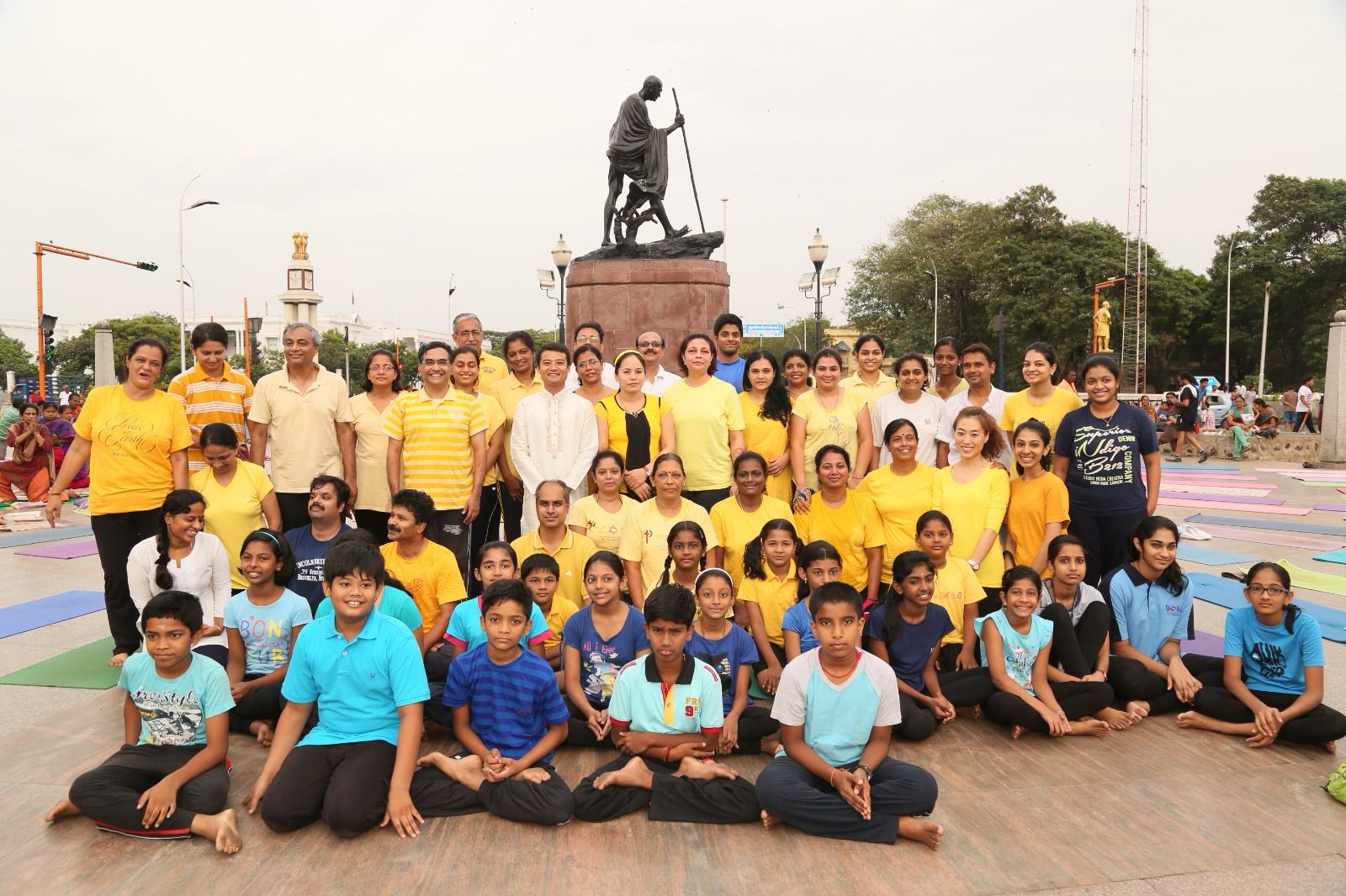 Kailash Yoga Kendra Students